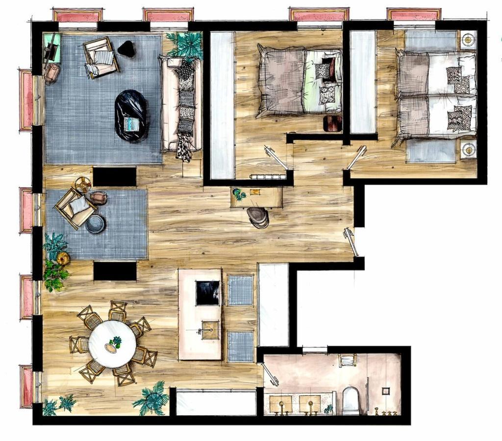 Апартаменты 8 Balconies Heart Of The Old Town Сан-Себастьян Экстерьер фото